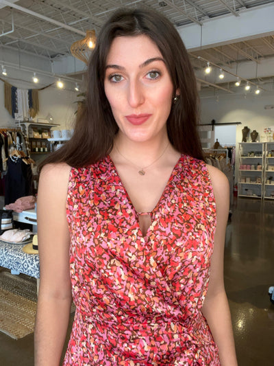 Floral Silk Dress