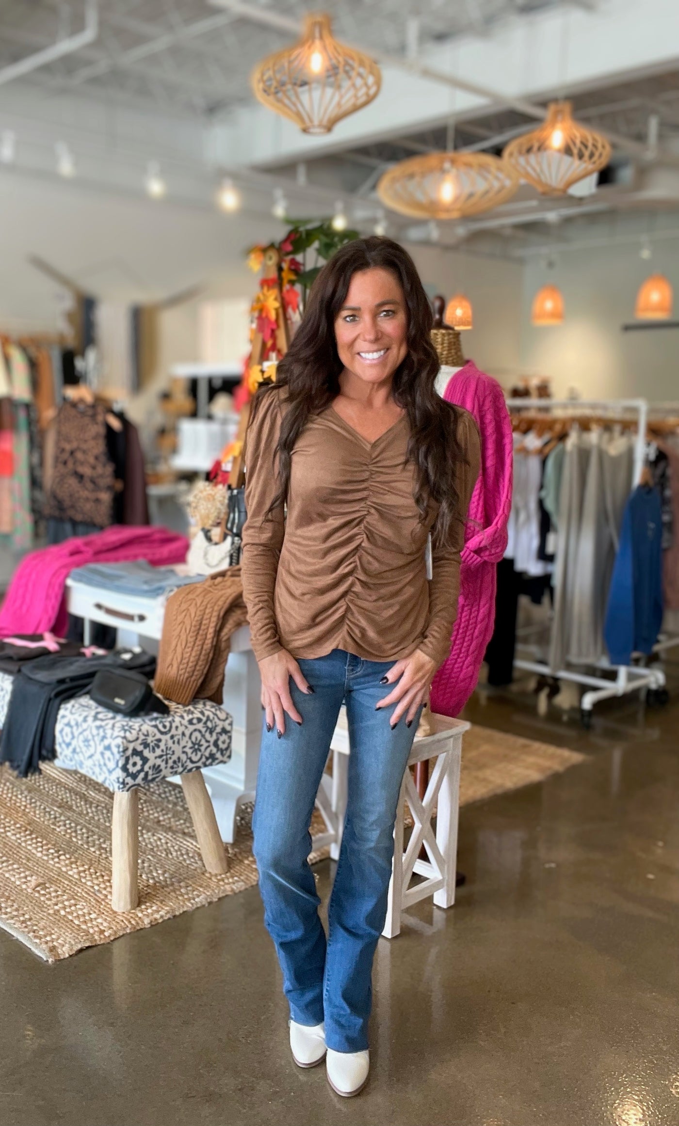 Shay Suede Top