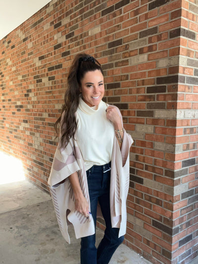 Chevron Poncho