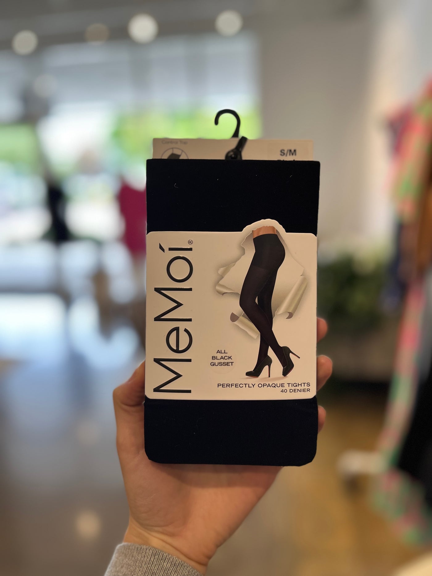 Perfectly Opaque Control Top Tights