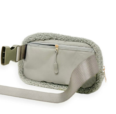 Cozy Sherpa Belt Bag