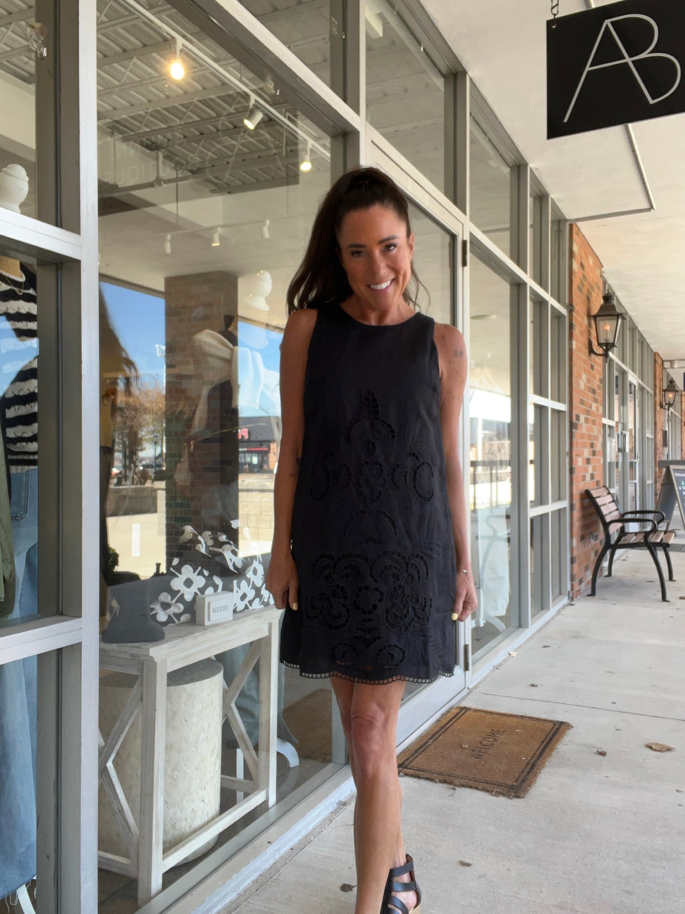 Embroidered Blooms Dress