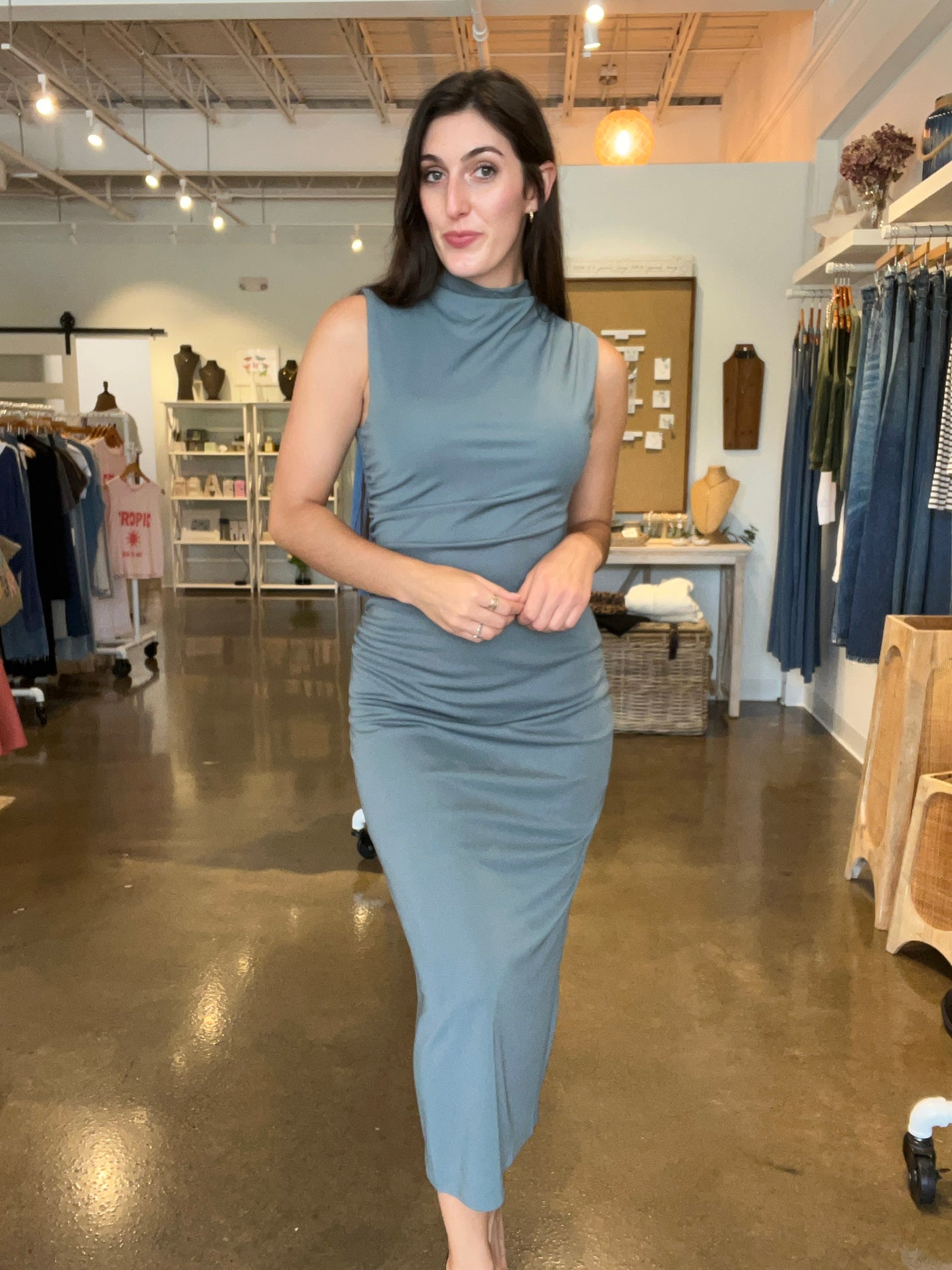 Mo Dress Grey