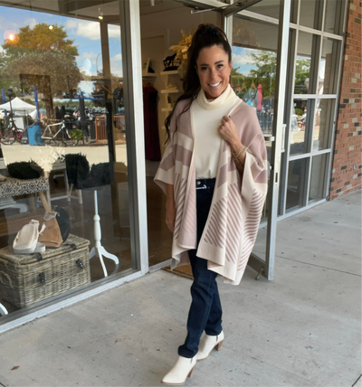 Chevron Poncho