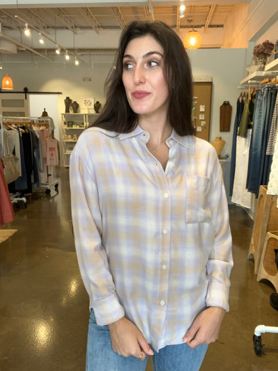 River Plaid Button Up