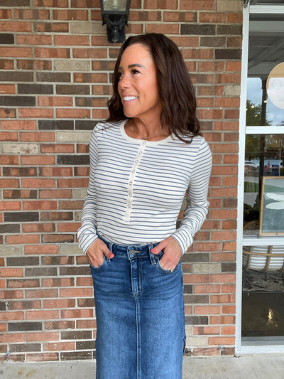 Stella Stripe Henley