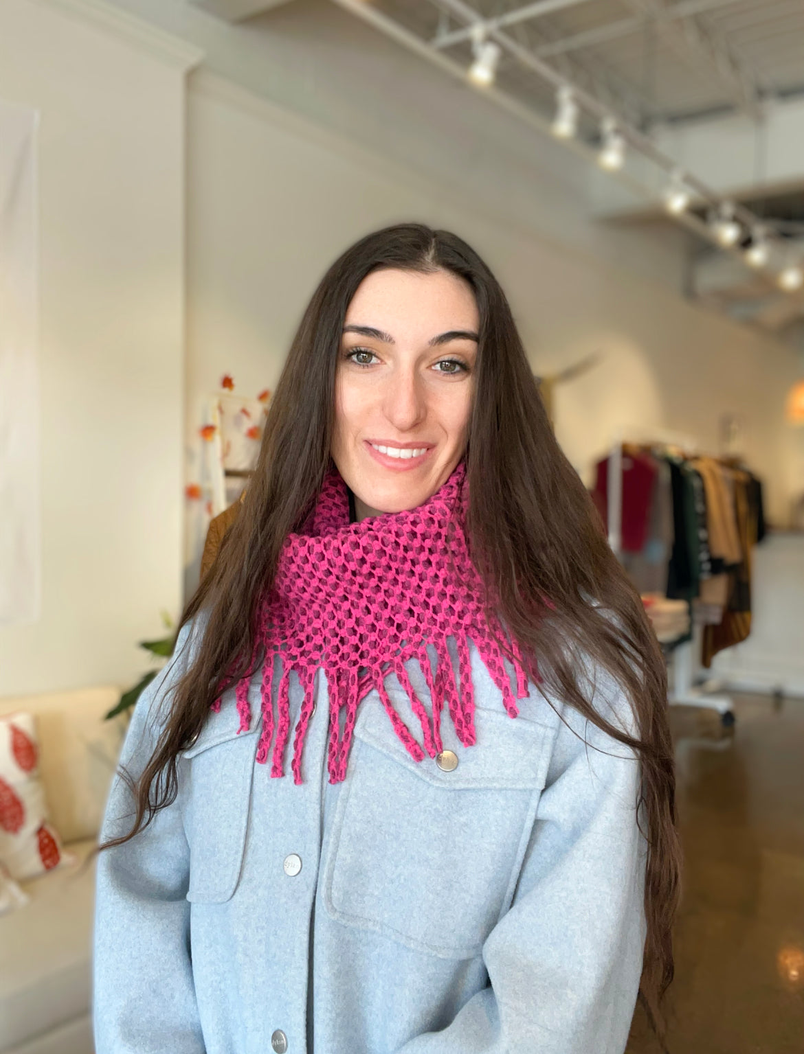 Tory Two Tone Tube Scarf