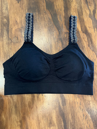 Silver Stud Bra