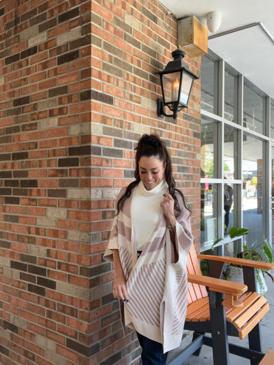 Chevron Poncho