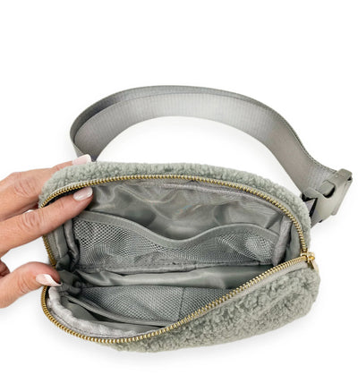 Cozy Sherpa Belt Bag