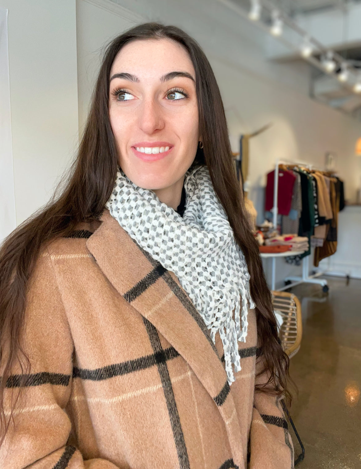 Tory Two Tone Tube Scarf
