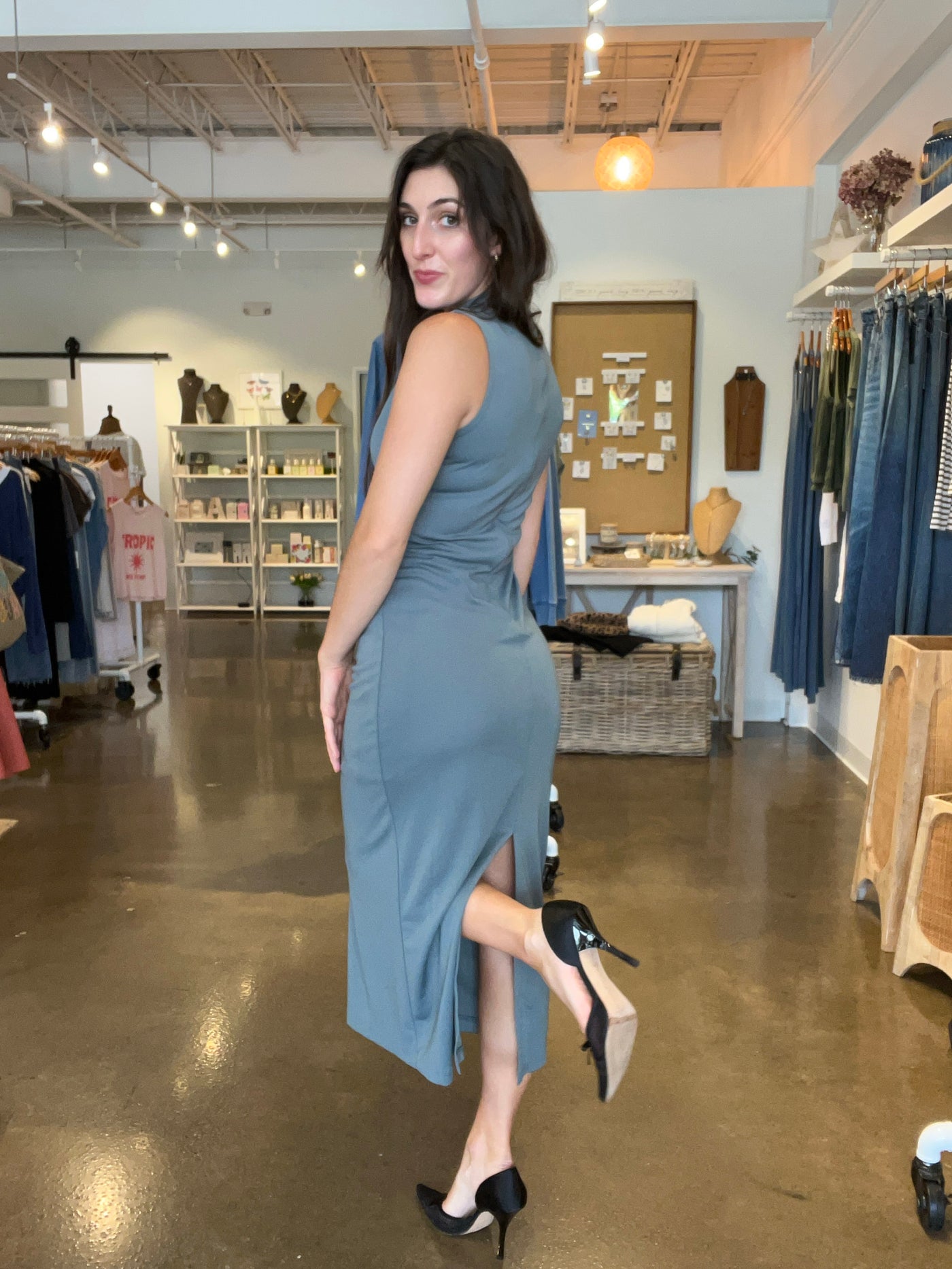 Mo Dress Grey