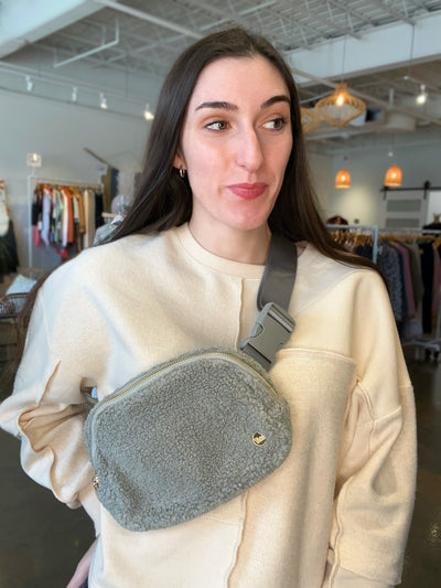 Cozy Sherpa Belt Bag