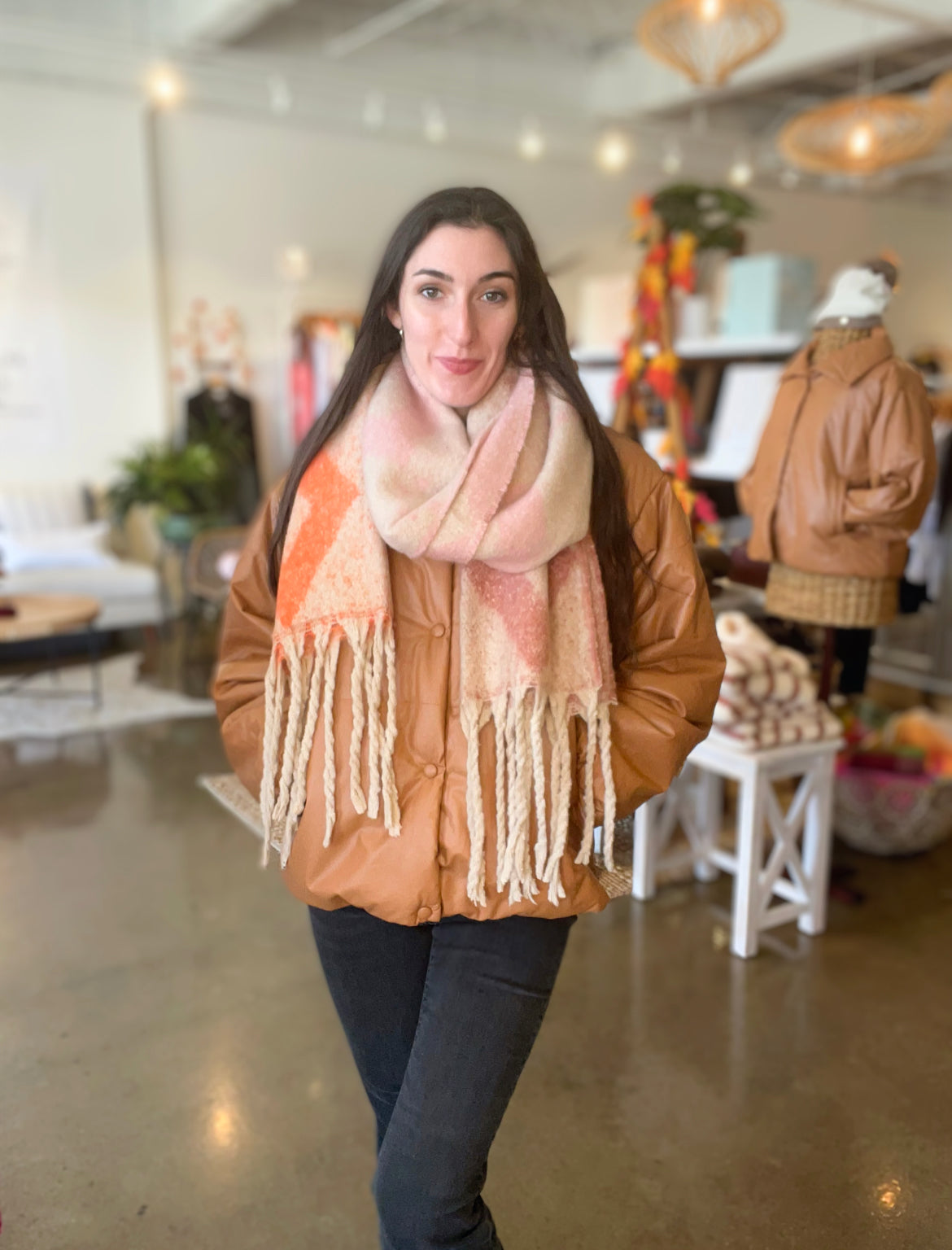 Diamond Fade Chunky Scarf