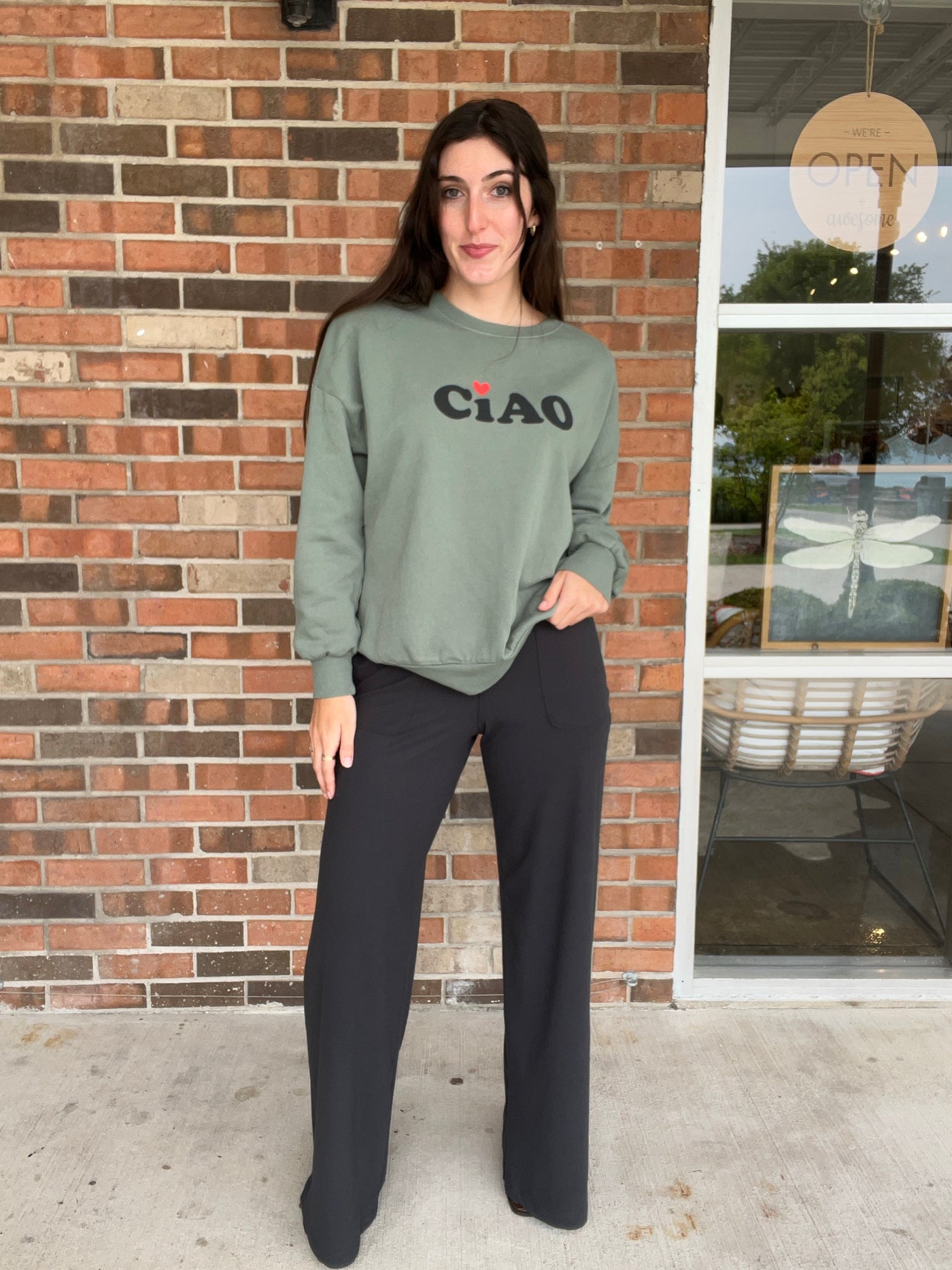 Butter V Waist Wide Pant