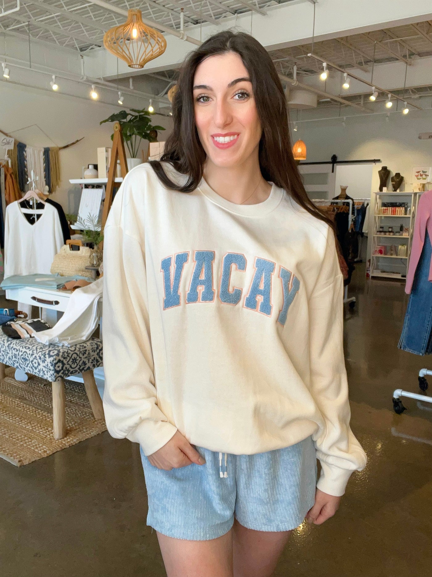Oversized Vacay Sweatshirt
