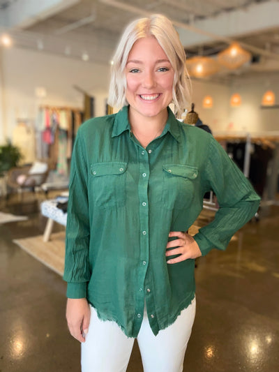Val Button Down