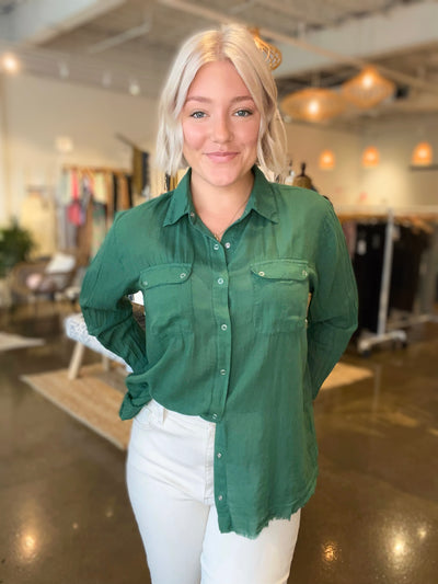 Val Button Down