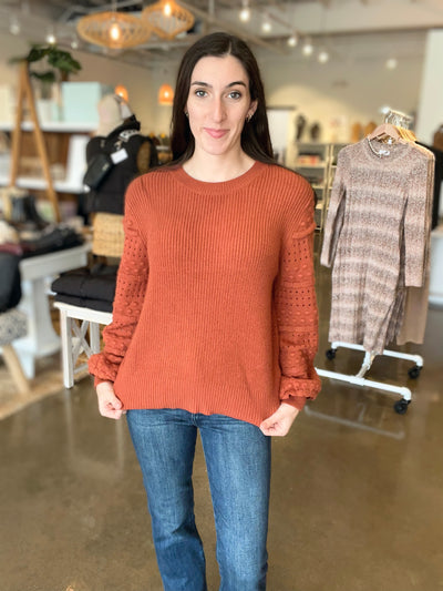Cozy Rust Sweater