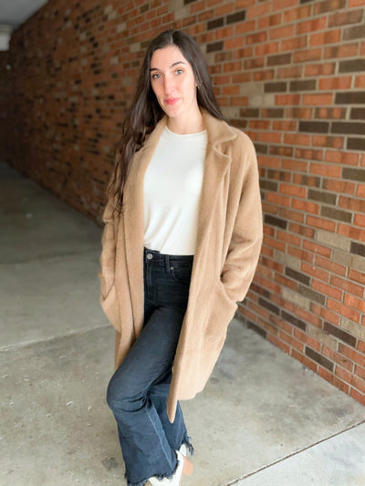 Fuzzy Long Cardi