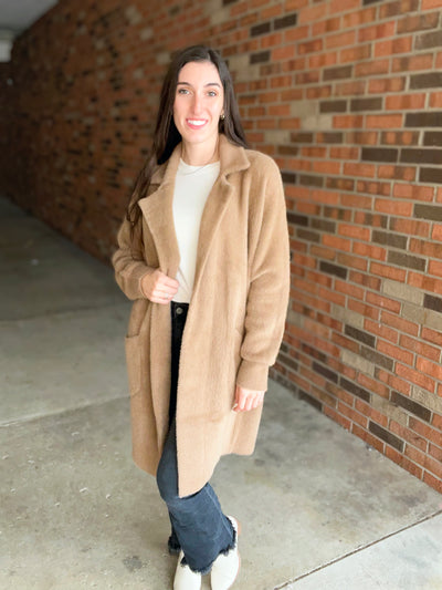 Fuzzy Long Cardi