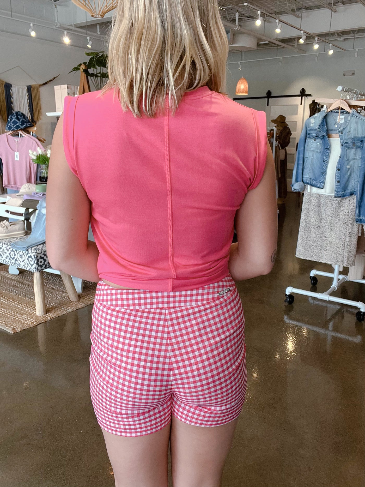 Lisa Gingham Shorts
