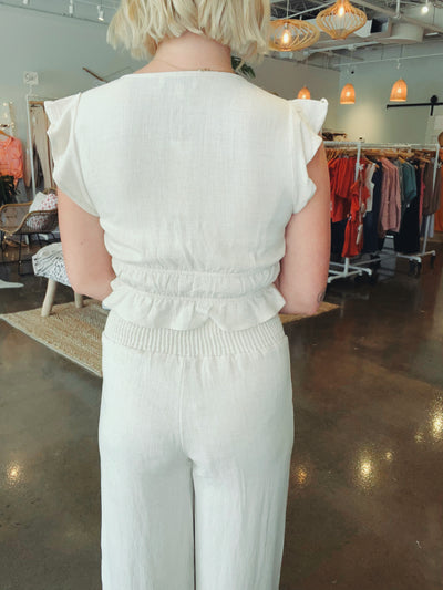 Boho Ruffle Top