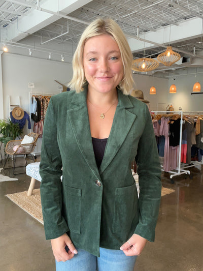 Corduroy Blazer