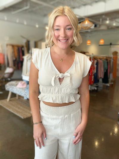 Boho Ruffle Top