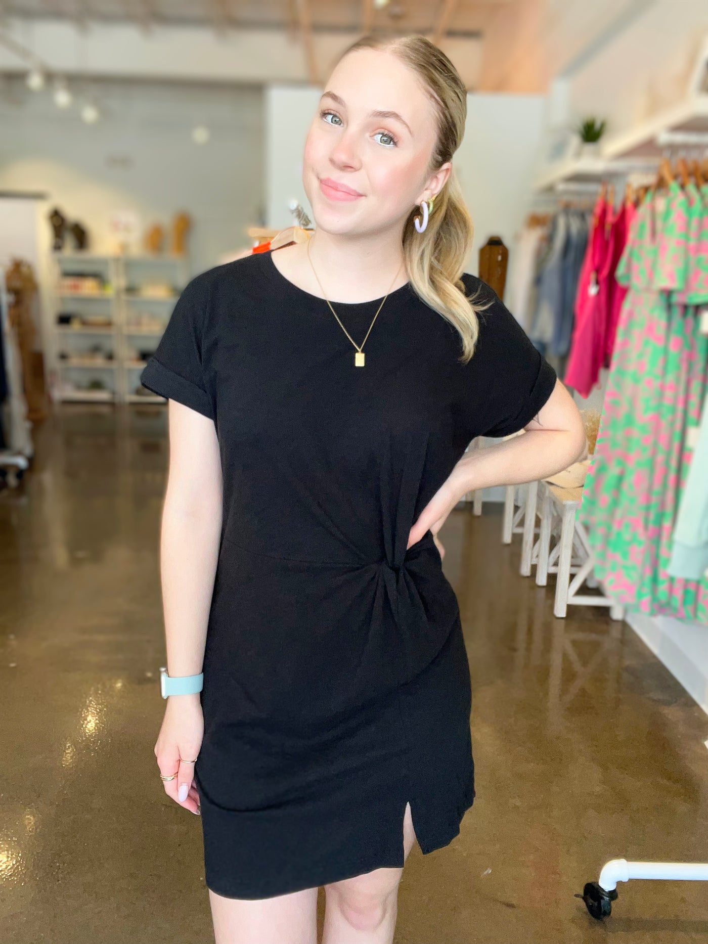 Sophia Slub Dress