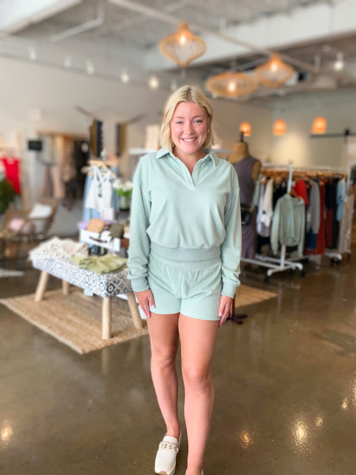 Vanna Smocked Short