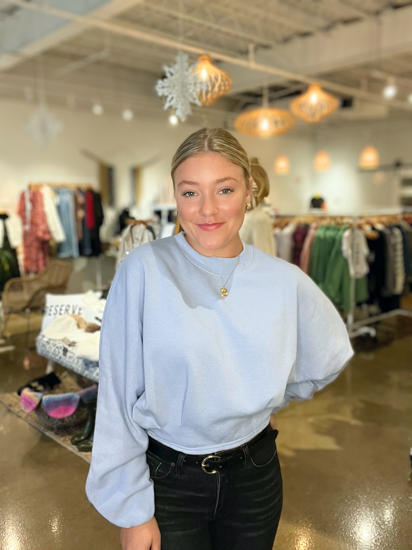 Mariana Pleated Sweatshirt