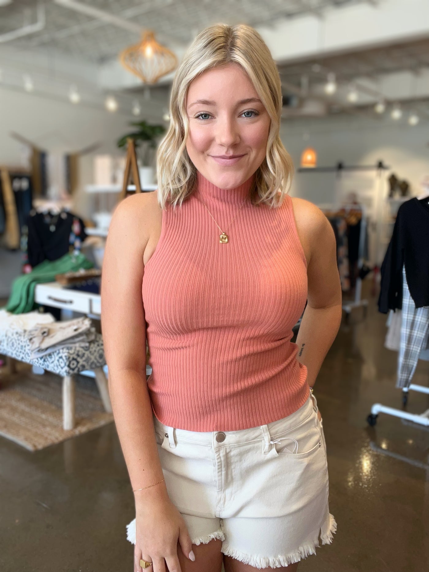 Mock Sweater Tank