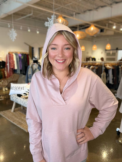 V Neck Hoodie