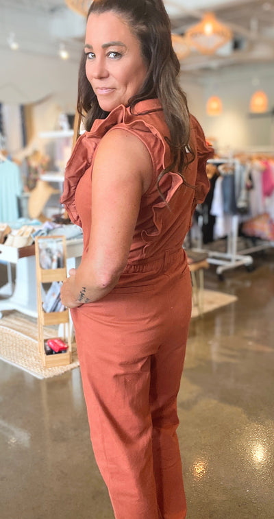 Ruffle Jumpsuit