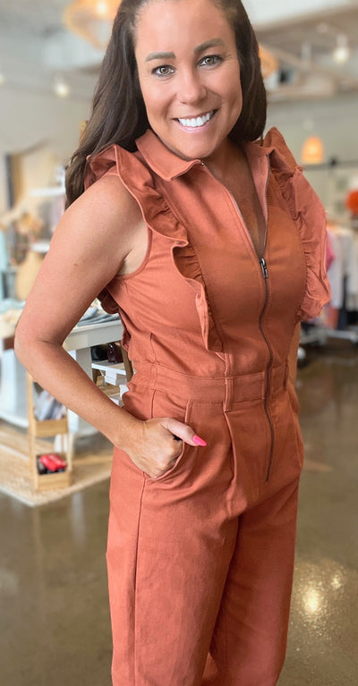 Ruffle Jumpsuit