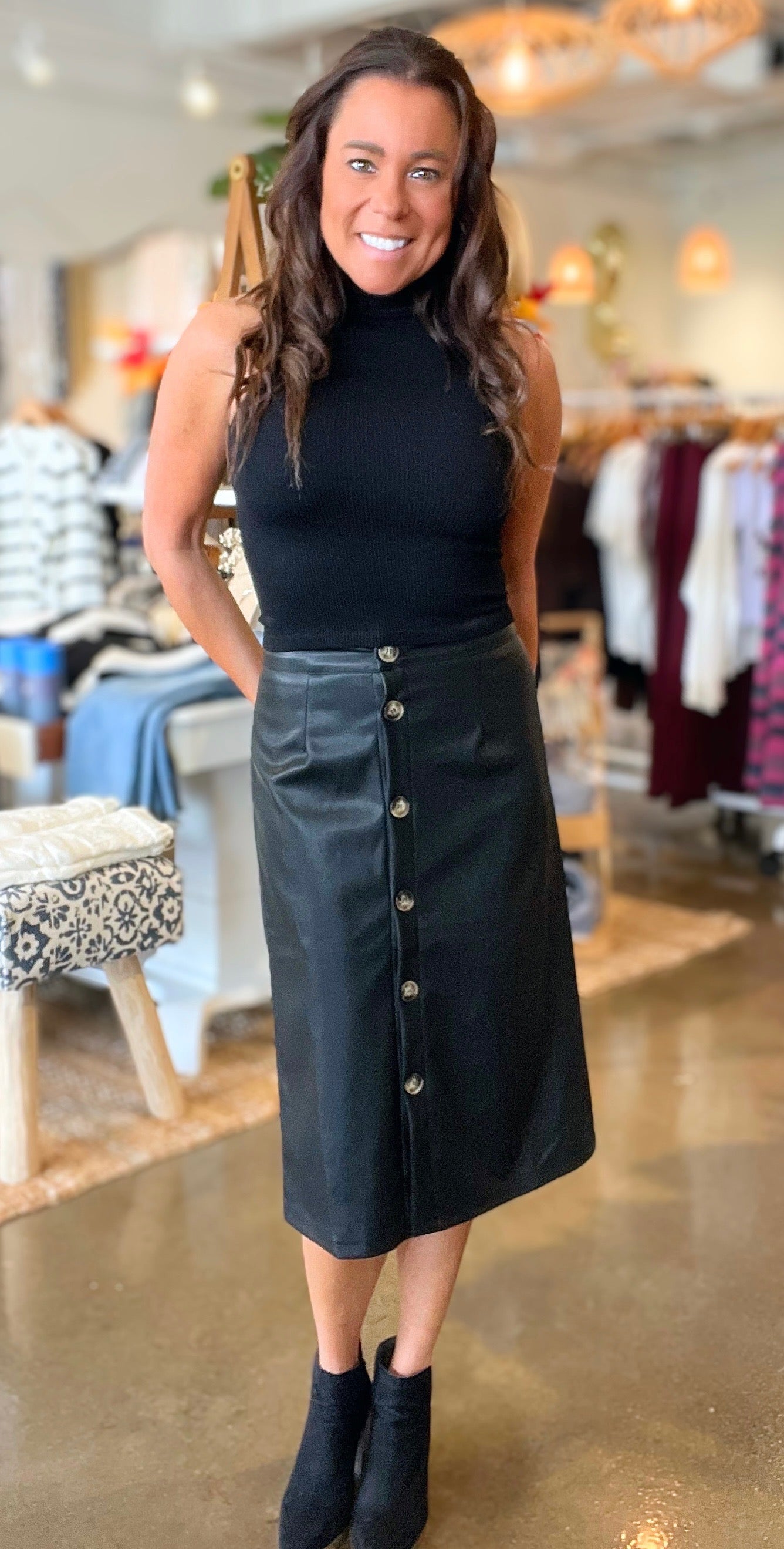 Leather Skirt