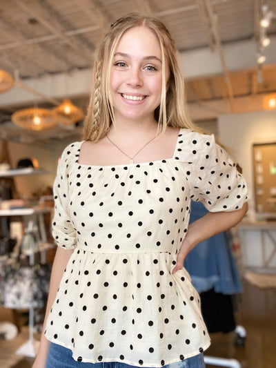 Bow Dot Top