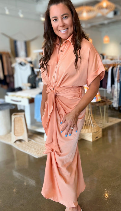 Apricot Dress