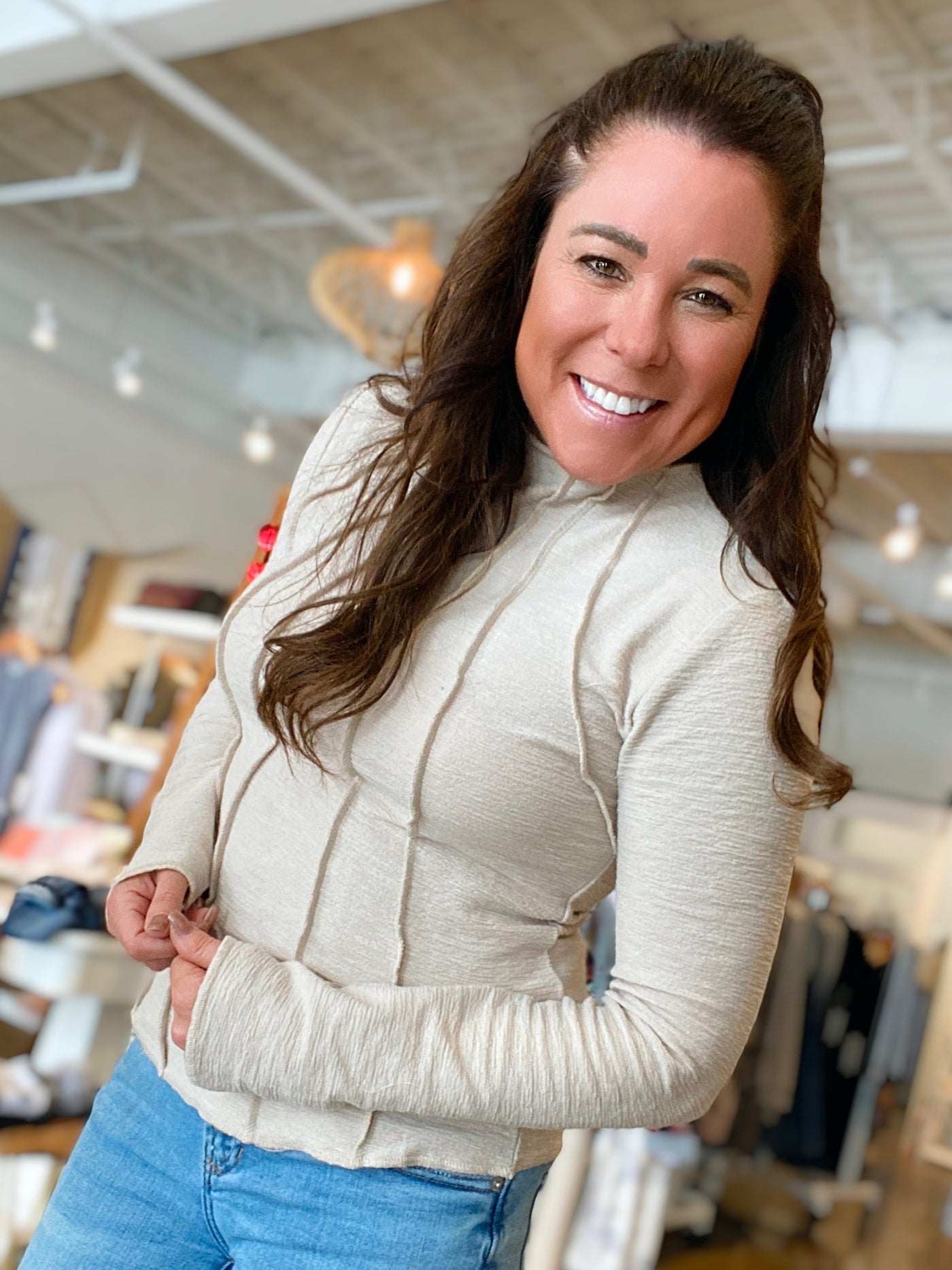 Seamed Top