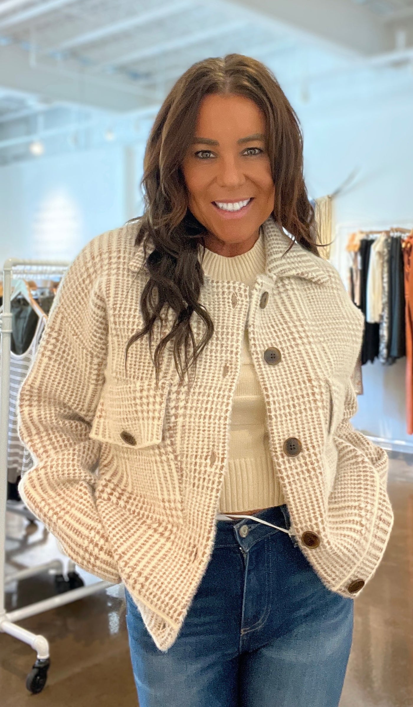 Lola Plaid Jacket