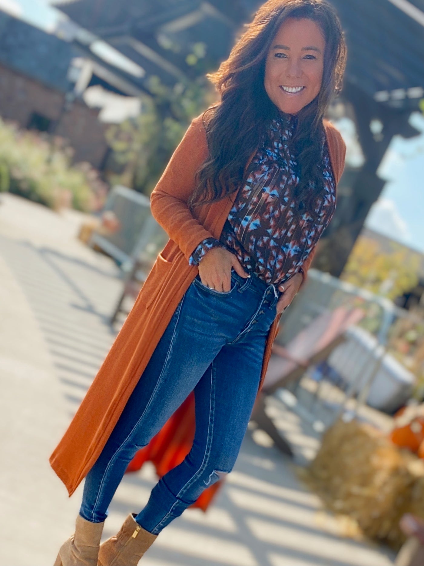 Selena Cardi Burnt Orange