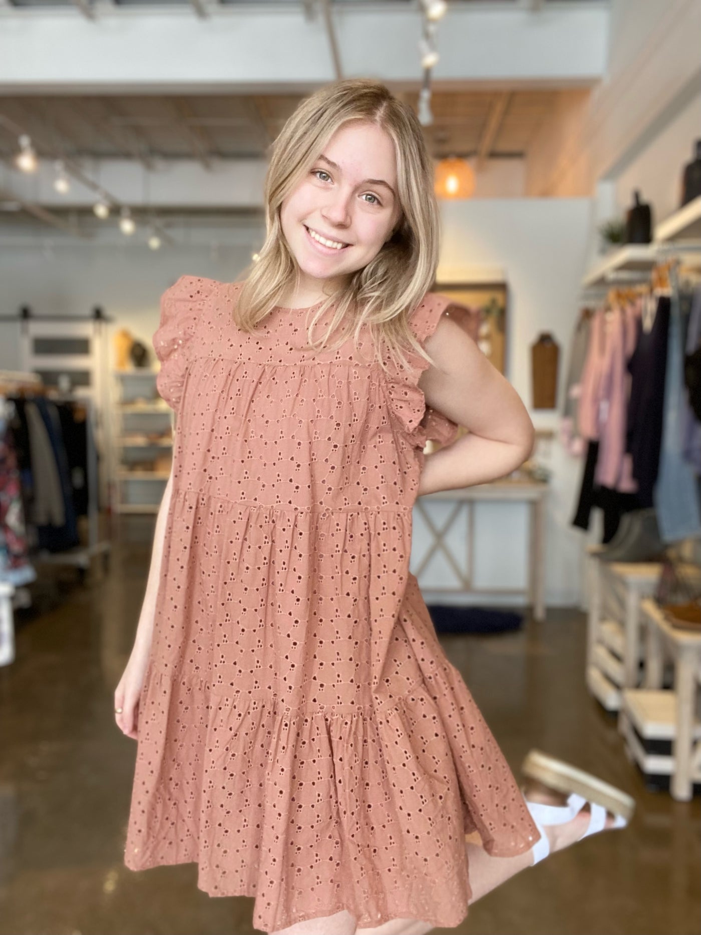 Eyelet Dress