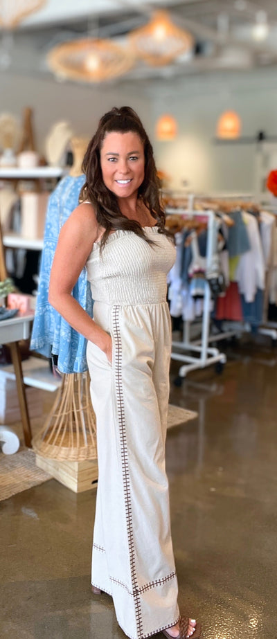 Embroidered Jumpsuit
